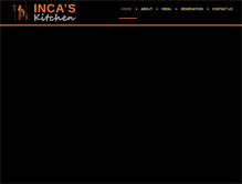 Tablet Screenshot of incaskitchens.com
